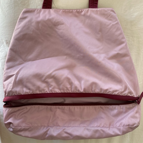 Pink Prada Nylon Beach Bag - Picture 4 of 6
